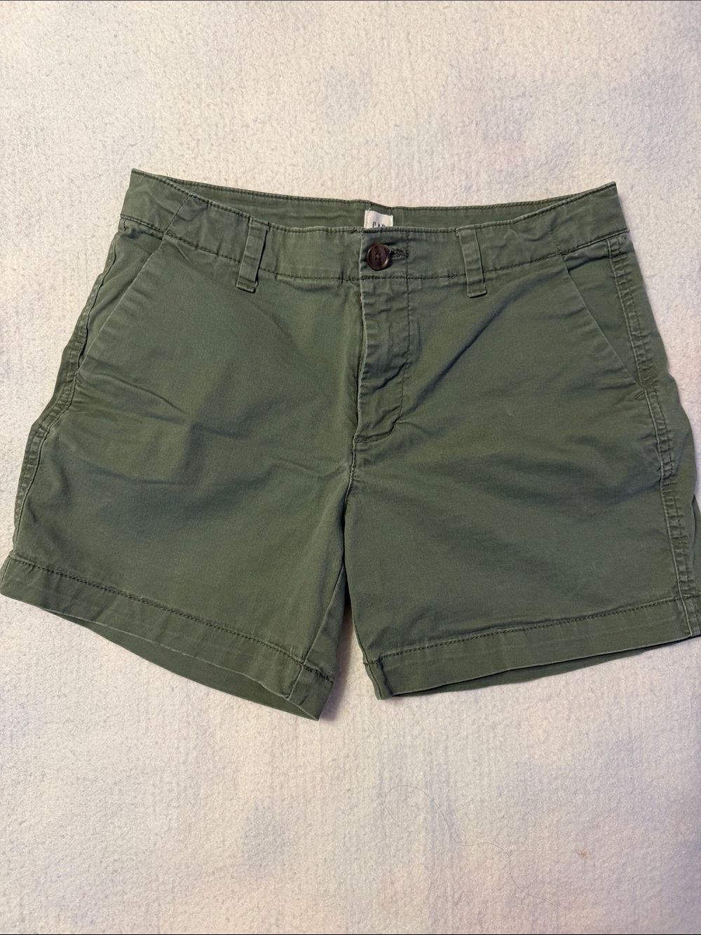 GAP Olive Green Women's Chino Shorts